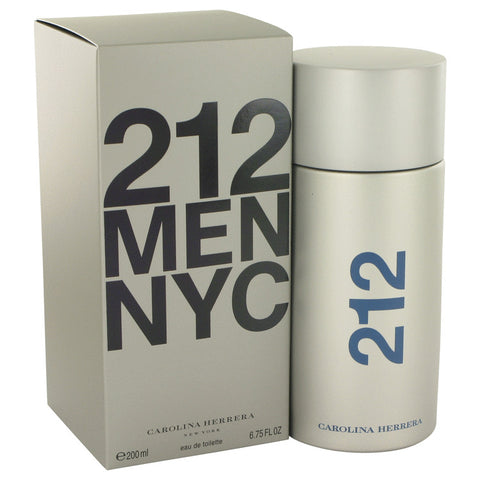 212 by Carolina Herrera Eau De Toilette Spray 6.8 oz for Men - Fragrance Spice