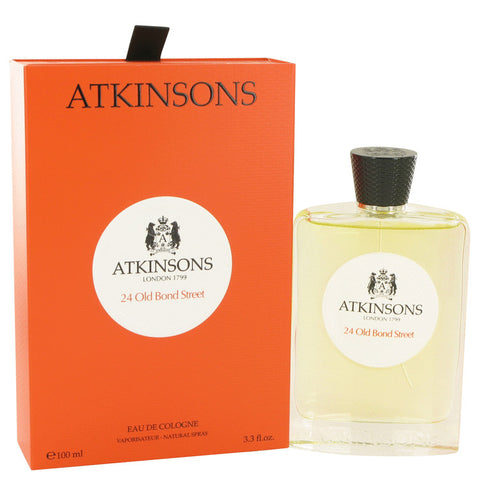 24 Old Bond Street by Atkinsons Eau De Cologne Spray 3.3 oz for Men - Fragrance Spice