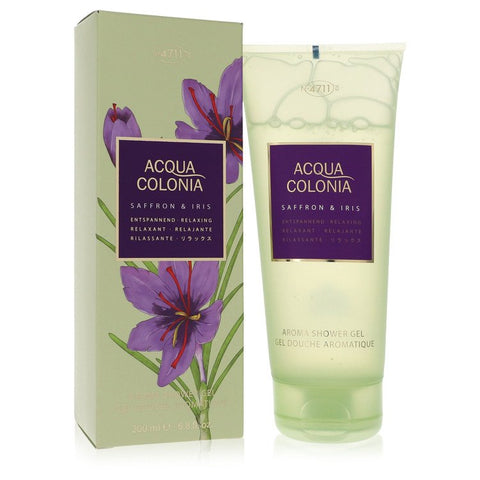 4711 Acqua Colonia Saffron & Iris by 4711 Shower Gel 6.8 oz for Women - Fragrance Spice