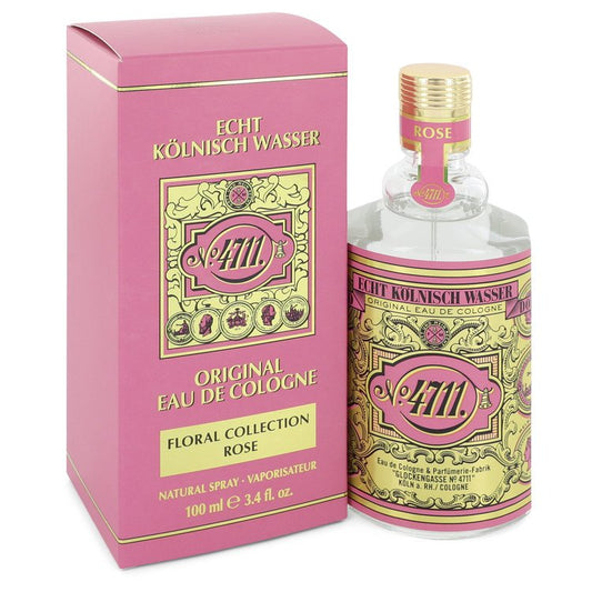 4711 Floral Collection Rose by 4711 Eau De Cologne Spray (Unisex )Tester 3.4 oz for Men - Fragrance Spice