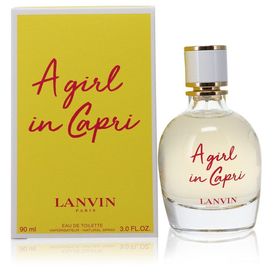 A Girl in Capri by Lanvin Eau De Parfum Spray (Tester) 3 oz for Women - Fragrance Spice