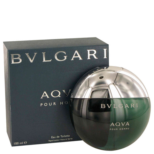 AQUA POUR HOMME by Bvlgari Eau De Toilette Spray 3.3 oz for Men - Fragrance Spice