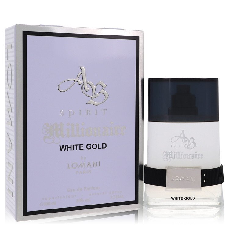 Ab Spirit Millionaire White Gold by Lomani for Men - Fragrance Spice