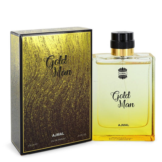 Ajmal Gold by Ajmal Eau De Parfum Spray 3.4 oz for Men - Fragrance Spice