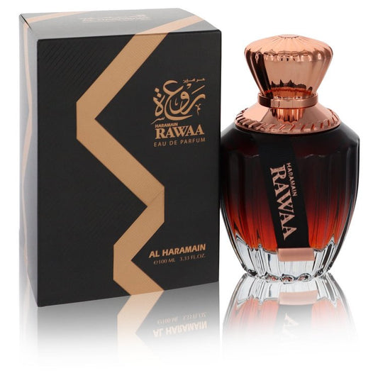 Al Haramain Rawaa by Al Haramain Eau De Parfum Spray (Unisex) 3.3 oz for Women - Fragrance Spice