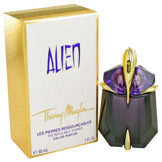 Alien by Thierry Mugler Eau De Parfum Spray Refillable 1 oz for Women - Fragrance Spice