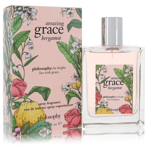 Amazing Grace Bergamot by Philosophy Eau De Toilette Spray 4 oz for Women - Fragrance Spice