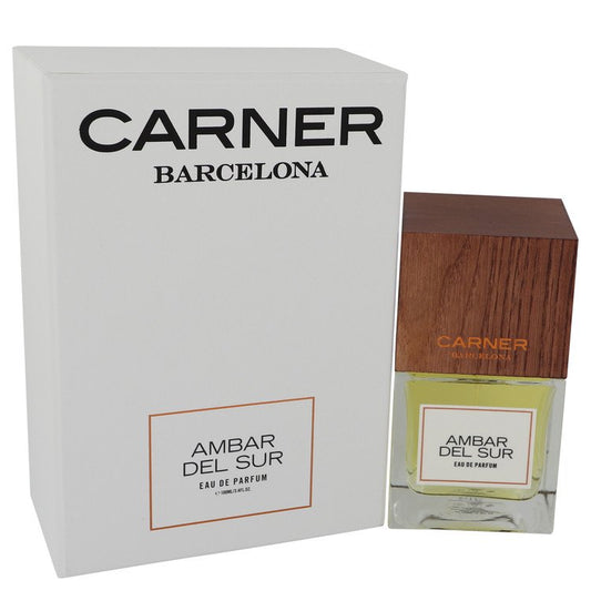 Ambar Del Sur by Carner Barcelona Eau De Parfum Spray (Unisex) 3.4 oz for Women - Fragrance Spice