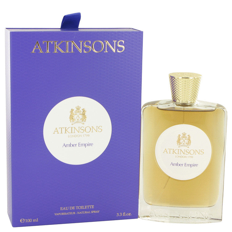 Amber Empire by Atkinsons Eau De Toilette Spray 3.3 oz for Women - Fragrance Spice