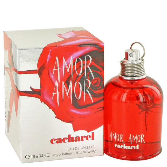 Amor Amor by Cacharel Eau De Toilette Spray 3.4 oz for Women - Fragrance Spice