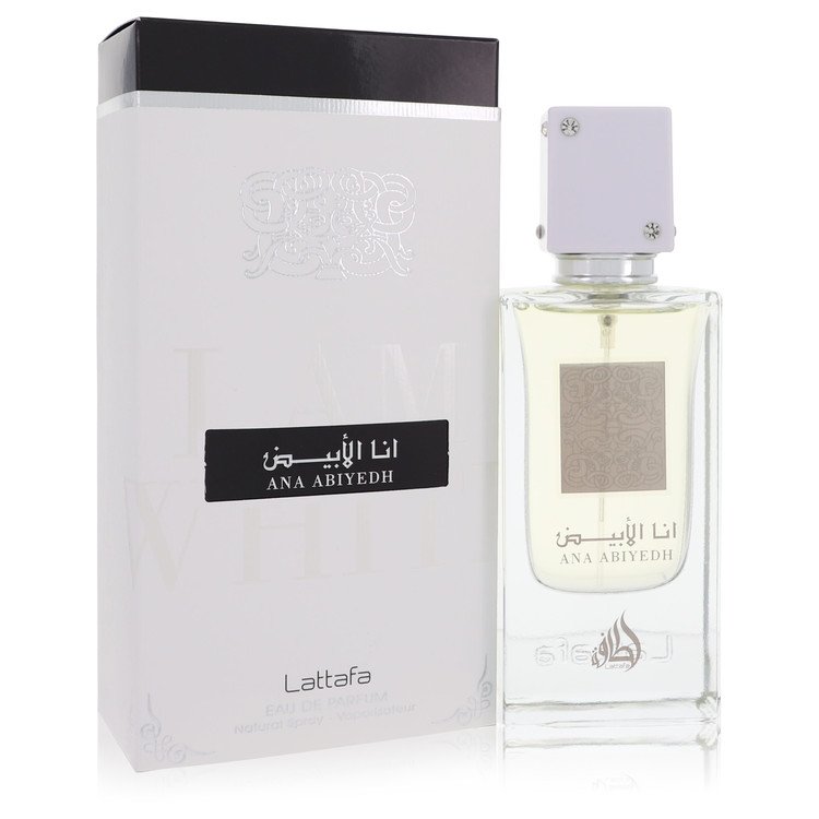 Ana Abiyedh I Am White by Lattafa Eau De Parfum Spray (Unisex) 2 oz for Women - Fragrance Spice