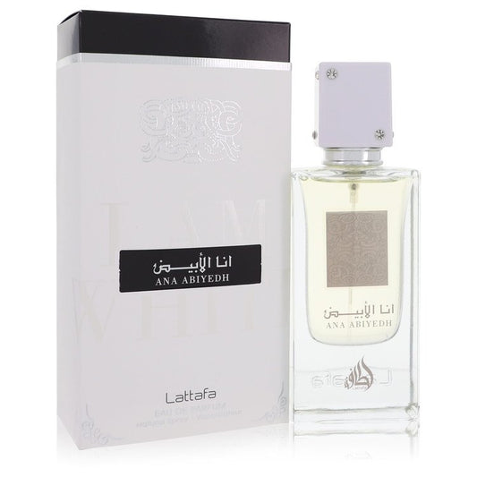 Ana Abiyedh I Am White by Lattafa Eau De Parfum Spray (Unisex) 2 oz for Women - Fragrance Spice