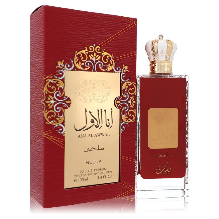 Ana Al Awwal Rouge by Nusuk Eau De Parfum Spray 3.4 oz for Women - Fragrance Spice