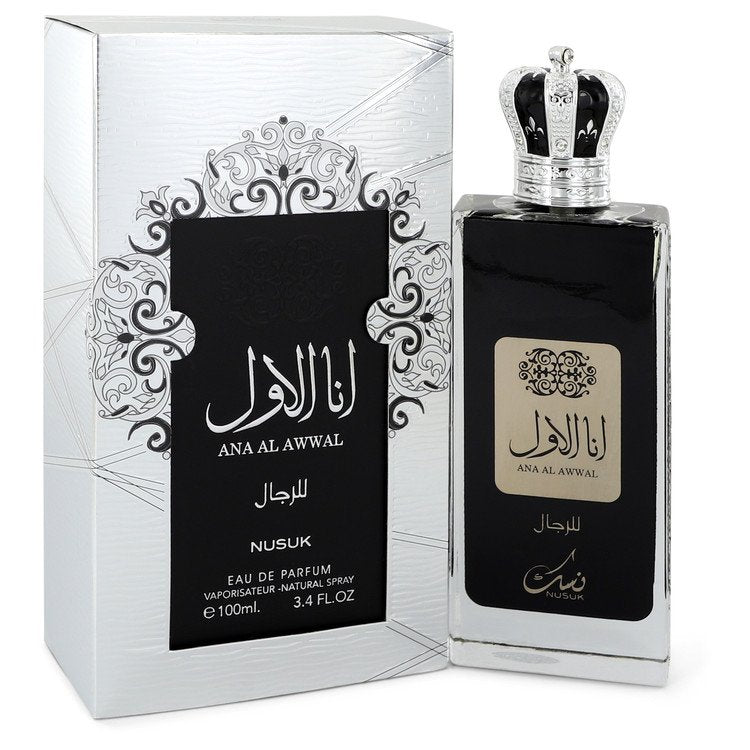 Ana Al Awwal by Nusuk Eau De Parfum Spray 3.4 oz for Men - Fragrance Spice