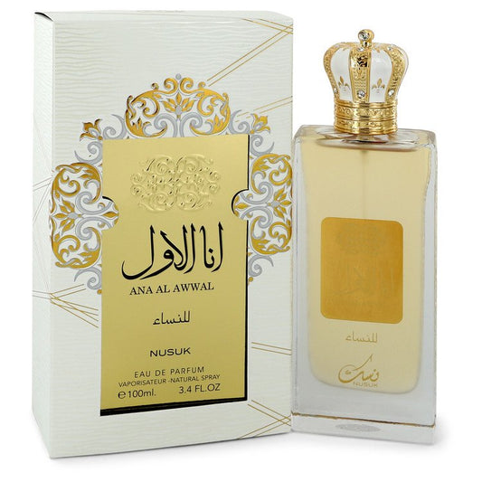 Ana Al Awwal by Nusuk Eau De Parfum Spray 3.4 oz for Women - Fragrance Spice