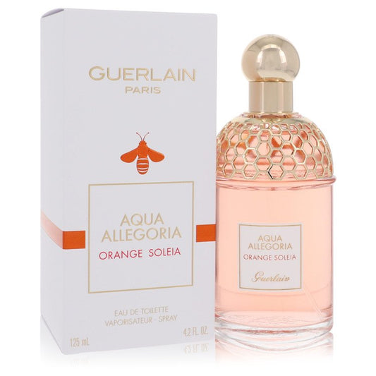 Aqua Allegoria Orange Soleia by Guerlain Eau De Toilette Spray (Unisex) 4.2 oz for Men - Fragrance Spice
