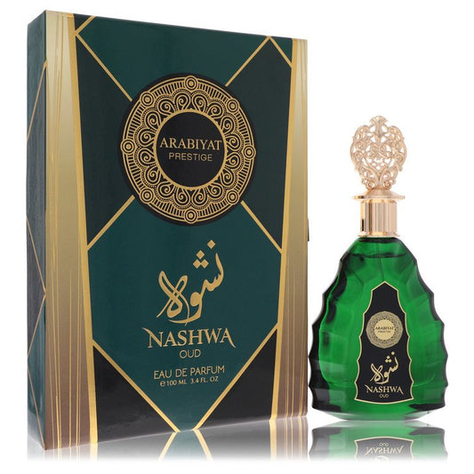 Arabiyat Prestige Nashwa Oud by Arabiyat Prestige Eau De Parfum Spray (Unisex) 3.4 oz for Men - Fragrance Spice