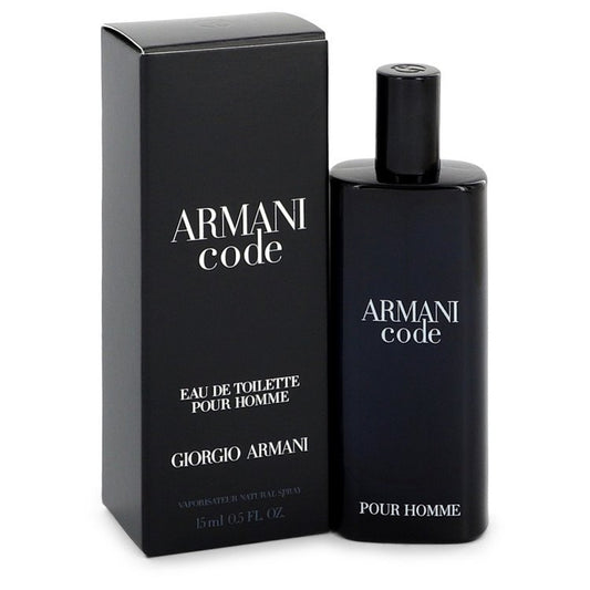 Armani Code by Giorgio Armani Eau De Toilette Spray 0.5 oz for Men - Fragrance Spice