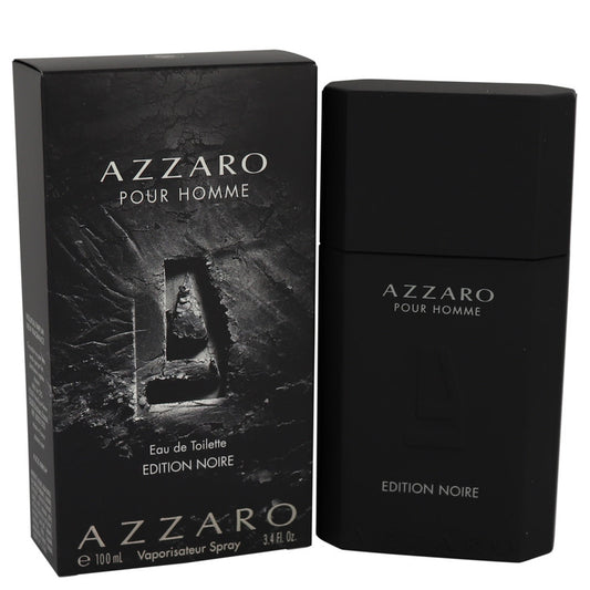 Azzaro Pour Homme Edition Noire by Azzaro Eau De Toilette Spray 3.4 oz for Men - Fragrance Spice