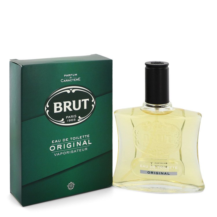 BRUT by Faberge Eau De Toilette Spray (Original Glass Bottle) 3.4 oz for Men - Fragrance Spice