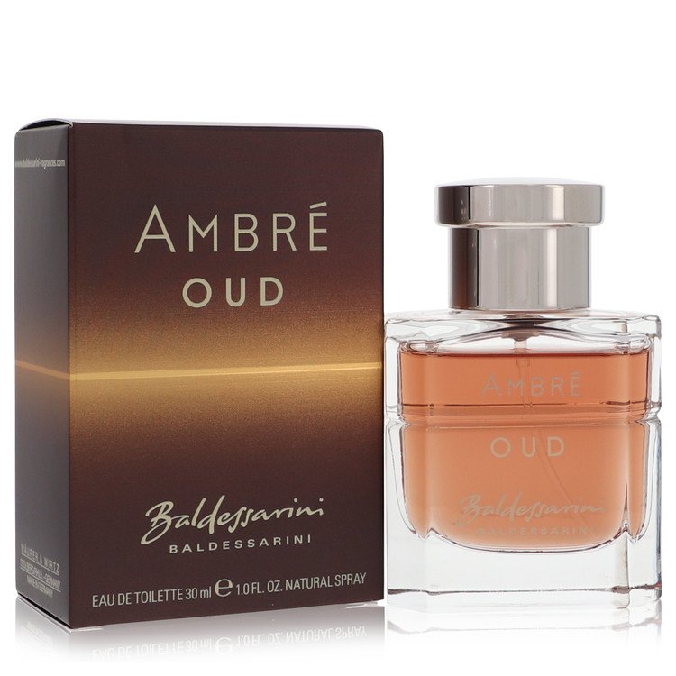 Baldessarini Ambre Oud by Hugo Boss Eau De Toilette Spray 1.0 oz for Men - Fragrance Spice