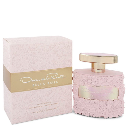Bella Rosa by Oscar De La Renta Eau De Parfum Spray 3.4 oz for Women - Fragrance Spice