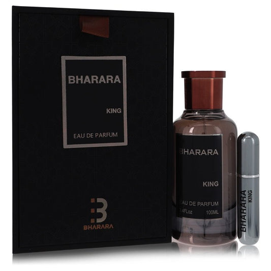 Bharara King by Bharara Beauty Eau De Parfum Spray + Refillable Travel Spray 3.4 oz for Men - Fragrance Spice