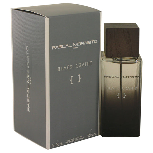 Black Granit by Pascal Morabito Eau De Toilette Spray 3.3 oz for Men - Fragrance Spice