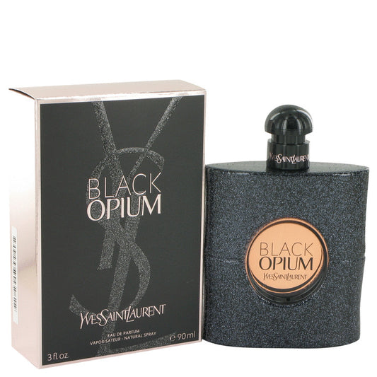 Black Opium by Yves Saint Laurent Eau De Parfum Spray 3 oz for Women - Fragrance Spice
