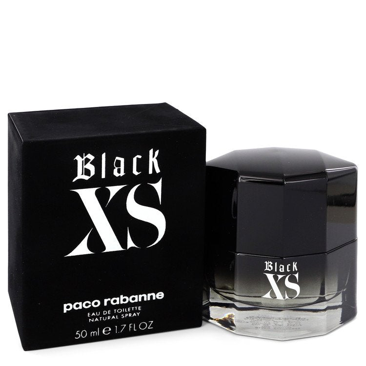 Black XS by Paco Rabanne Eau De Toilette Spray 1.7 oz for Men - Fragrance Spice