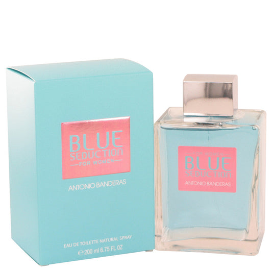 Blue Seduction by Antonio Banderas Eau De Toiette Spray 6.75 oz for Women - Fragrance Spice