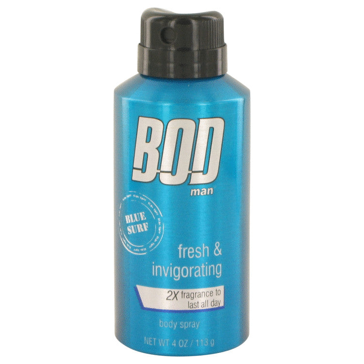 Bod Man Blue Surf by Parfums De Coeur Body spray 4 oz for Men - Fragrance Spice