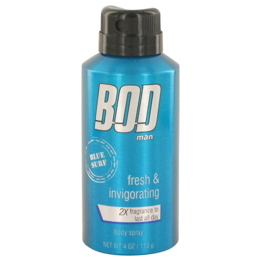 Bod Man Blue Surf by Parfums De Coeur Body spray 4 oz for Men - Fragrance Spice