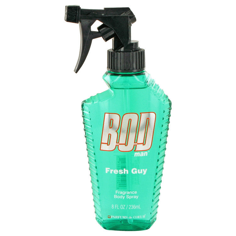 Bod Man Fresh Guy by Parfums De Coeur Fragrance Body Spray 8 oz for Men - Fragrance Spice
