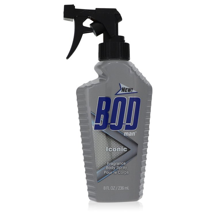 Bod Man Iconic by Parfums De Coeur Body Spray 8 oz for Men - Fragrance Spice