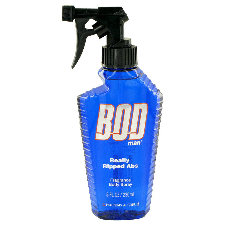 Bod Man Really Ripped Abs by Parfums De Coeur Fragrance Body Spray 8 oz for Men - Fragrance Spice