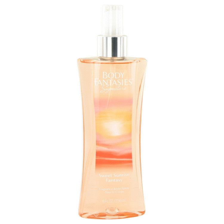 Body Fantasies Signature Sweet Sunrise Fantasy by Parfums De Coeur Body Spray 8 oz for Women - Fragrance Spice