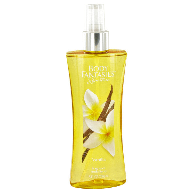 Body Fantasies Signature Vanilla Fantasy by Parfums De Coeur Body Spray 8 oz for Women - Fragrance Spice