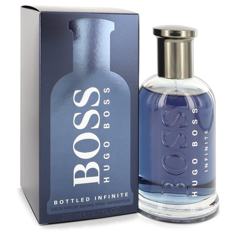 Boss Bottled Infinite by Hugo Boss Eau De Parfum Spray 6.7 oz for Men - Fragrance Spice