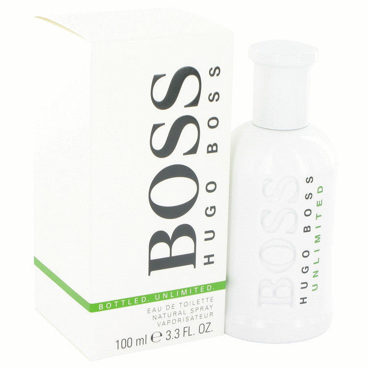 Boss Bottled Unlimited by Hugo Boss Eau De Toilette Spray 3.3 oz for Men - Fragrance Spice