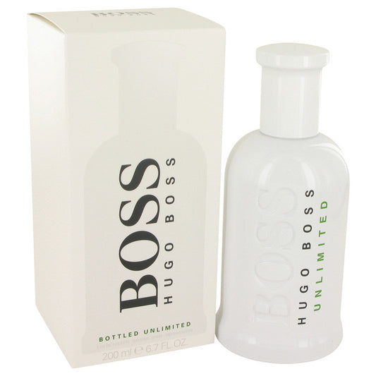 Boss Bottled Unlimited by Hugo Boss Eau De Toilette Spray 6.7 oz for Men - Fragrance Spice