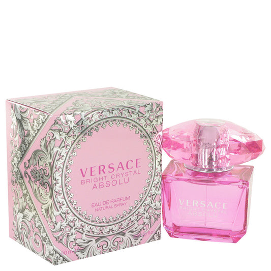 Bright Crystal Absolu by Versace Eau De Parfum Spray 3 oz for Women - Fragrance Spice