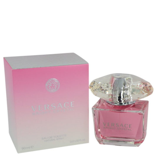 Bright Crystal by Versace Eau De Toilette Spray 3 oz for Women - Fragrance Spice