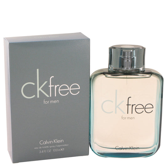 CK Free by Calvin Klein Eau De Toilette Spray 3.4 oz for Men - Fragrance Spice