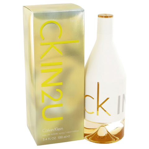 CK In 2U by Calvin Klein Eau De Toilette Spray 3.4 oz for Women - Fragrance Spice