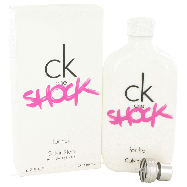 CK One Shock by Calvin Klein Eau De Toilette Spray 6.7 oz for Women - Fragrance Spice