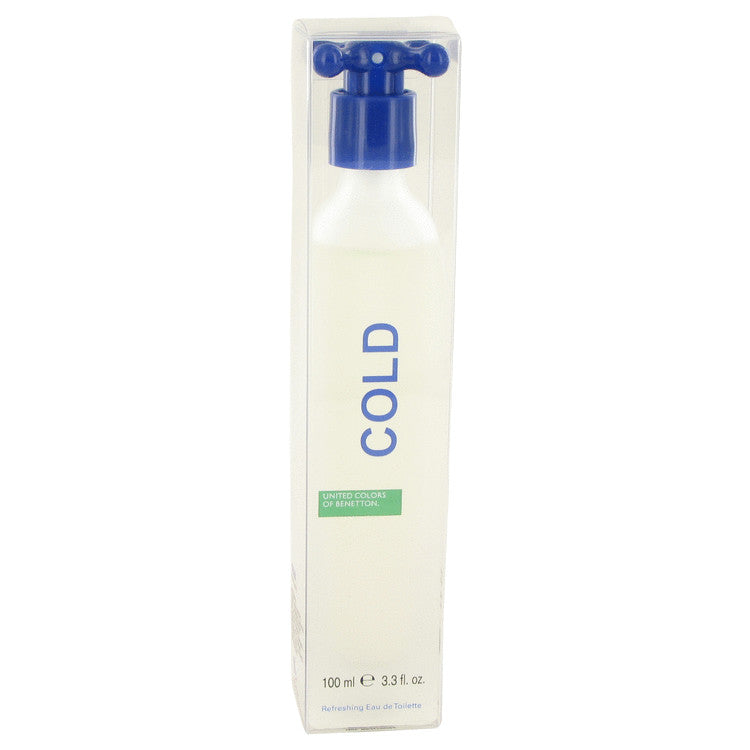 COLD by Benetton Eau De Toilette Spray (Unisex) 3.4 oz for Men - Fragrance Spice