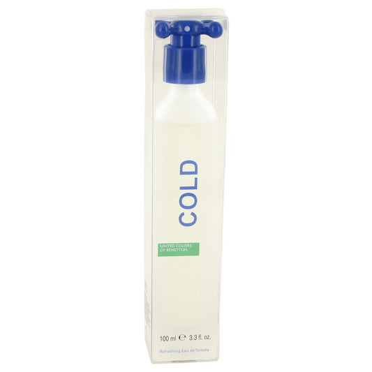 COLD by Benetton Eau De Toilette Spray (Unisex) 3.4 oz for Men - Fragrance Spice
