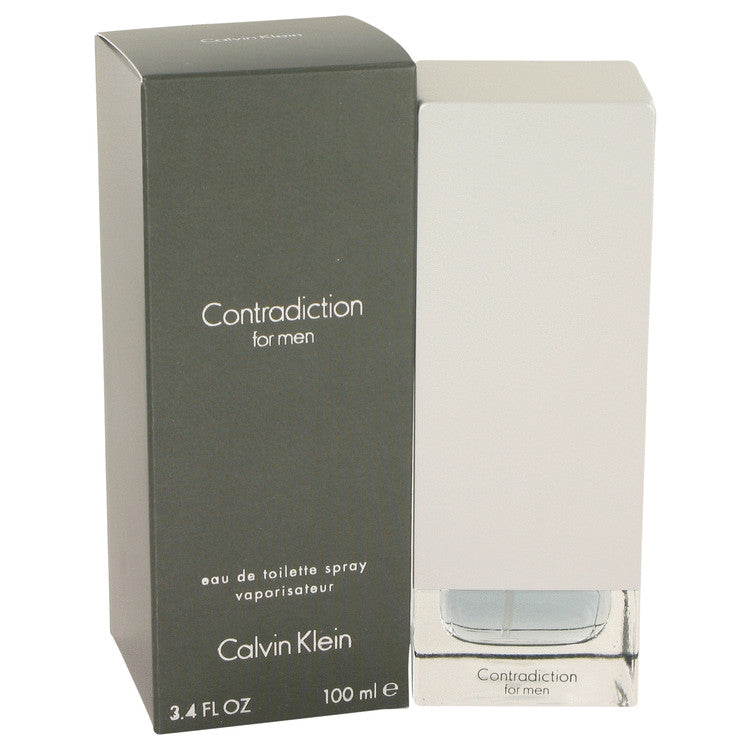 CONTRADICTION by Calvin Klein Eau De Toilette Spray 3.4 oz for Men - Fragrance Spice
