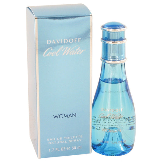 COOL WATER by Davidoff Eau De Toilette Spray 1.7 oz for Women - Fragrance Spice